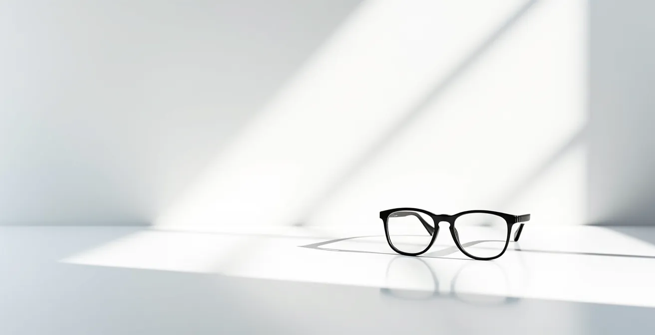 Comparaison visuelle du champ de vision entre verres progressifs classe A et B